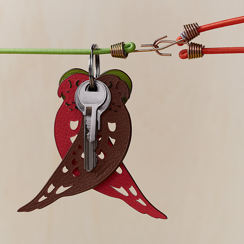 Lovebirds key ring | Hermès USA